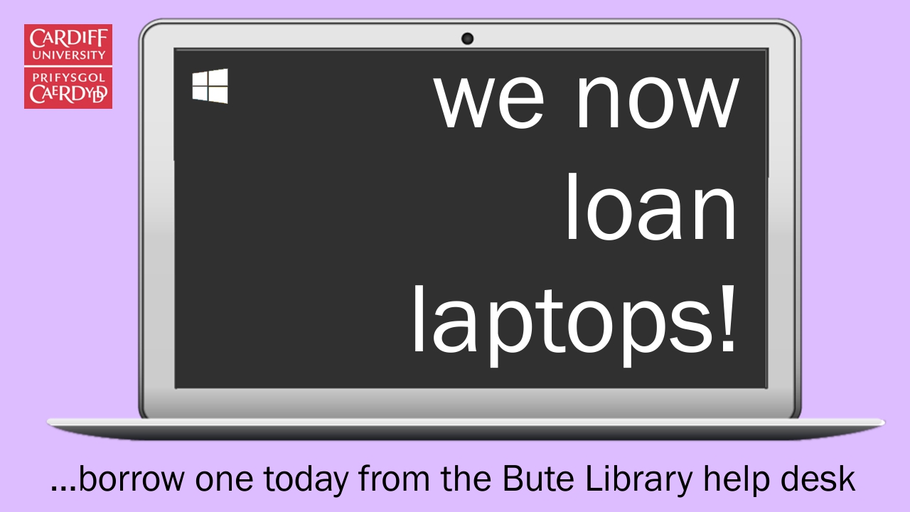 *New* laptop loan service for Bute Library – Bute & Architecture