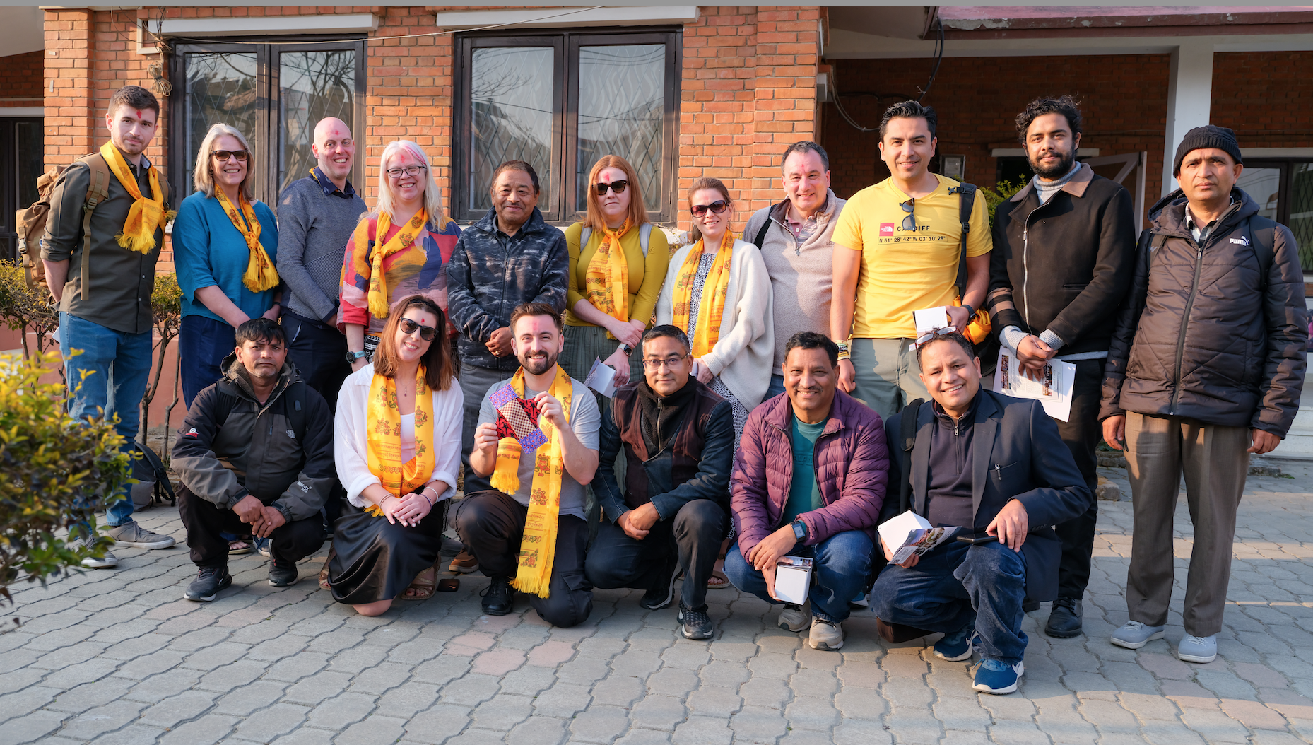 Group Photo of SunPad Study Team Visit to Nepal in 2024.