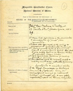 First page of Application Form
