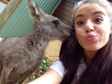 Made a friend at Featherdale Wildlife Park!