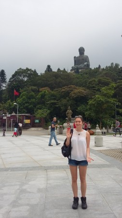 At one with the Tian Tan Buddha