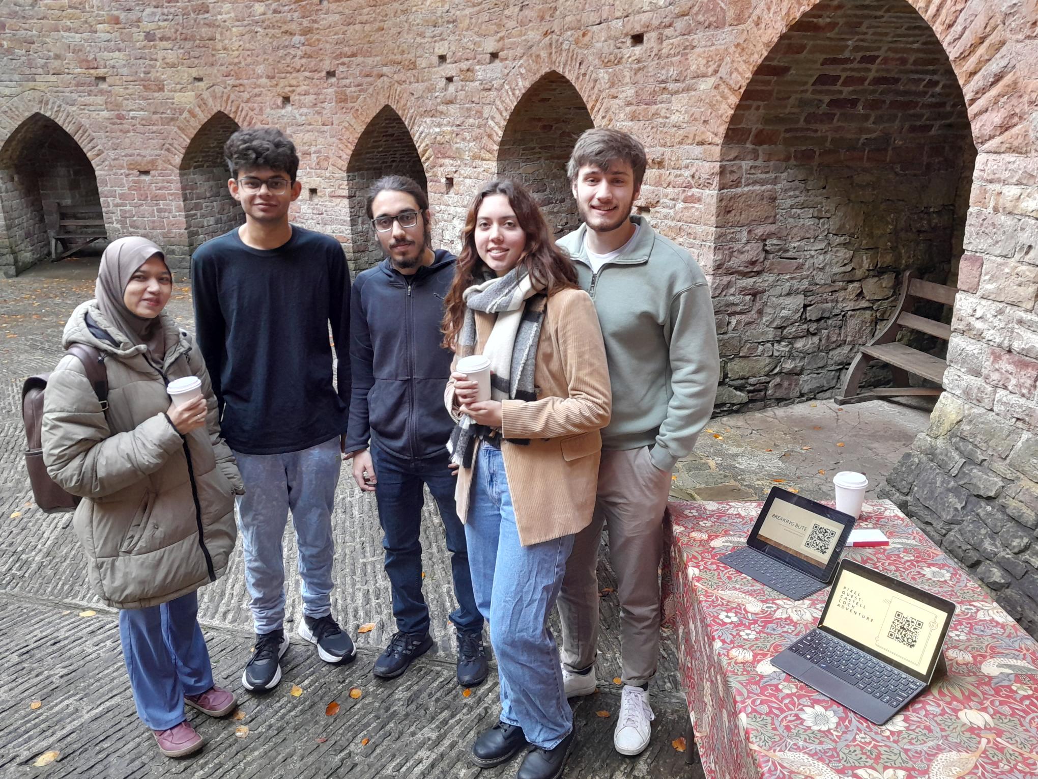 Group student visit to Castel Coch