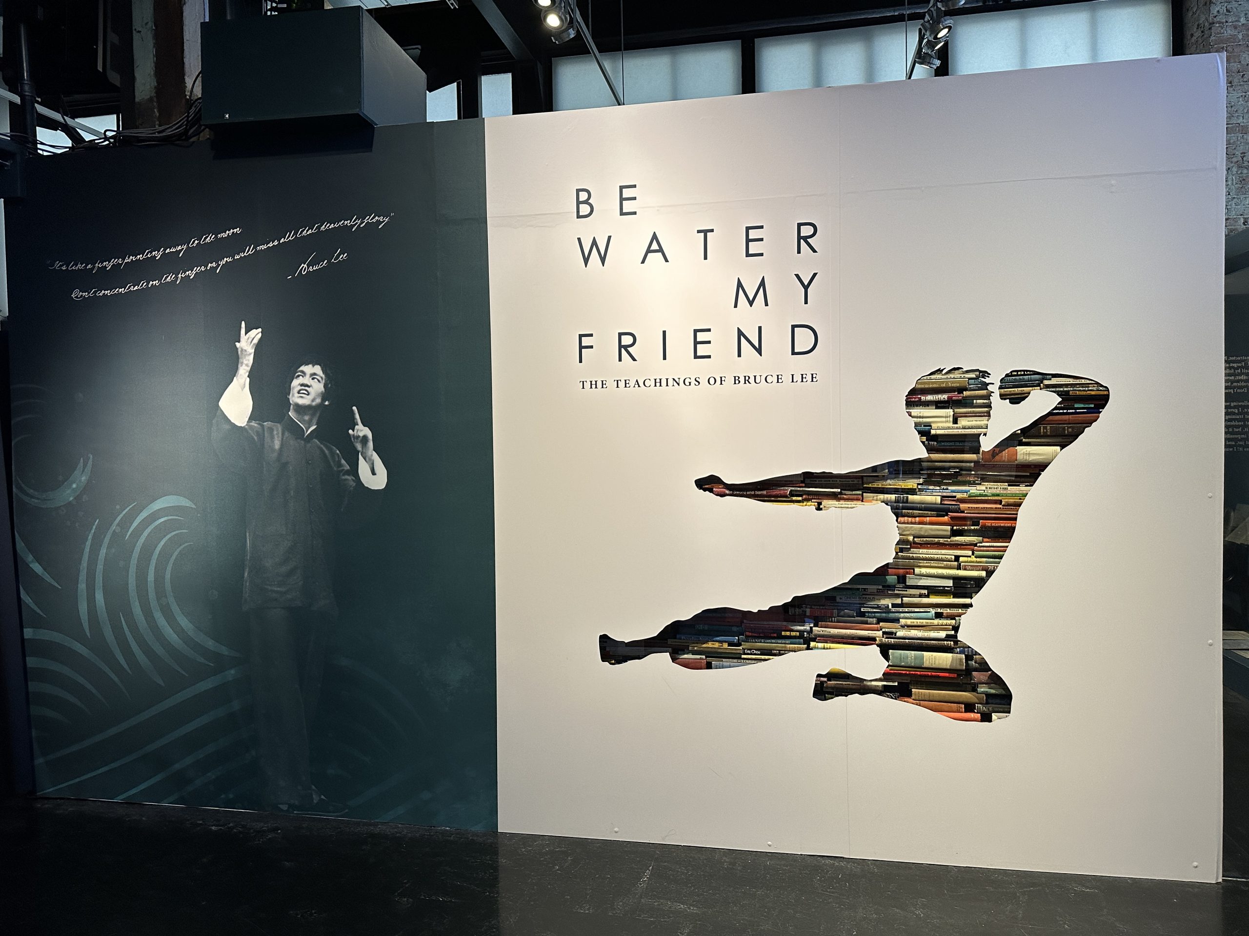 Entry to the exhibition ‘Be Water My Friend: The Teachings of Bruce Lee’ at the Wing Luke Museum, Seattle