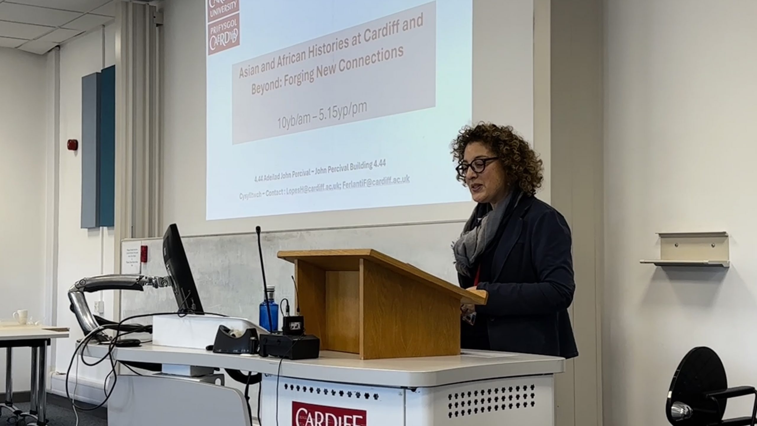 Federica Ferlanti speaking at the workshop