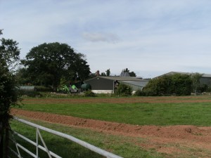 The modern Temple Farm, on the site of the Templars' commandery of Upleadon, near Bosbury, Herefordshire