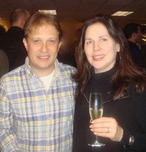Dr Sierra with Seattle Symphony Music Director Ludovic Morlot, after the world premiere of Moler in 2012