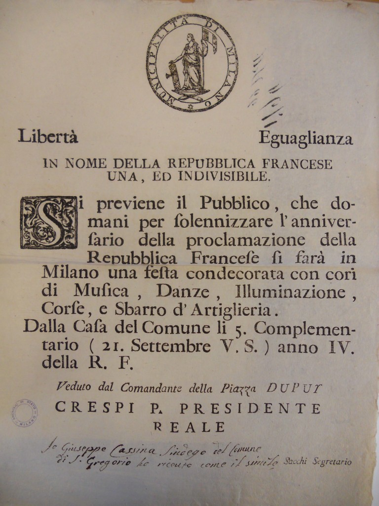 Object#7-Archival Documents of Napoleonic Milan