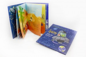 The children's astronomy-based storybook, "Where is Spacey's Planet?" 