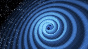Spiral dance of black holes. Credit: LIGO/T. Pyle