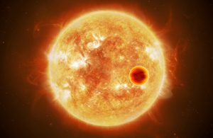 A hot exoplanet