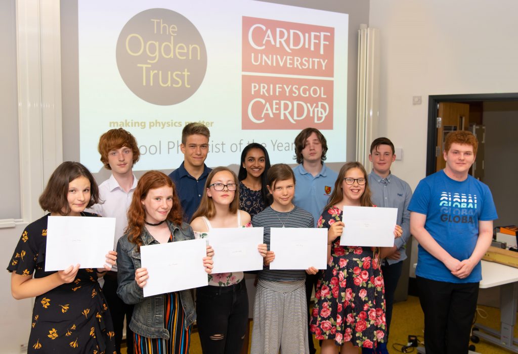 Ogden Trust School Physicist of the Year 2019 Physics and Astronomy