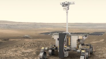 Rosalind Franklin rover on the surface of Mars