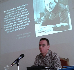 Image of Jonathan Webber at UK Sartre Society 2013