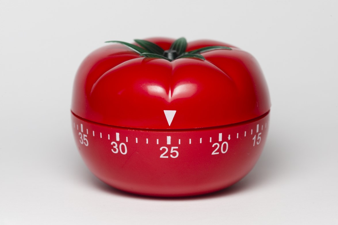 Timer that looks like a tomato