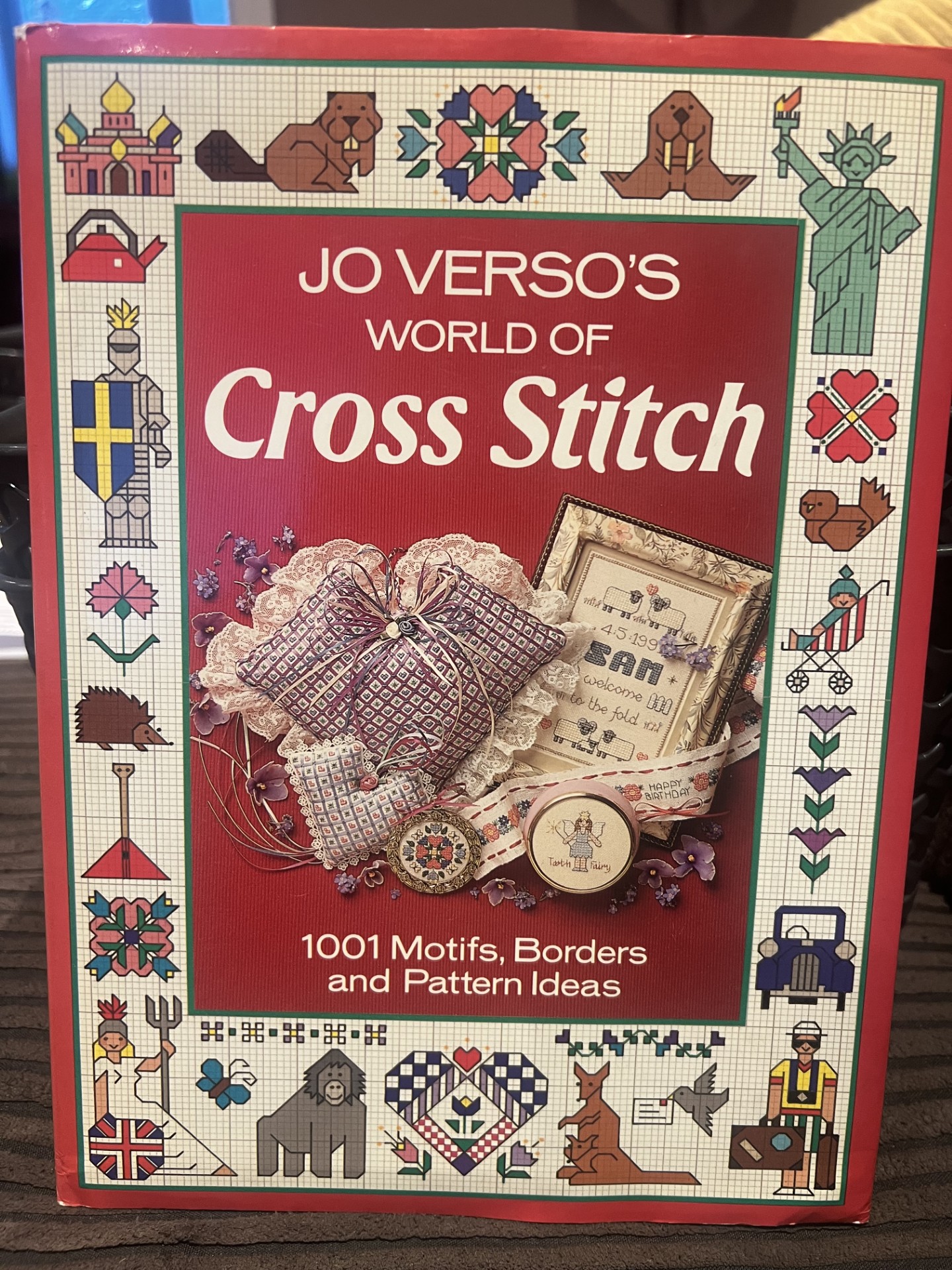 Picture of the Jo Verso World of Cross Stitch book