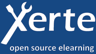 xerte logo in blue