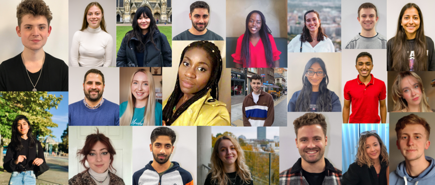 Some of our Student Champions in a collage