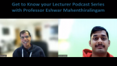 ‘Get to know your Lecturer’ a podcast series