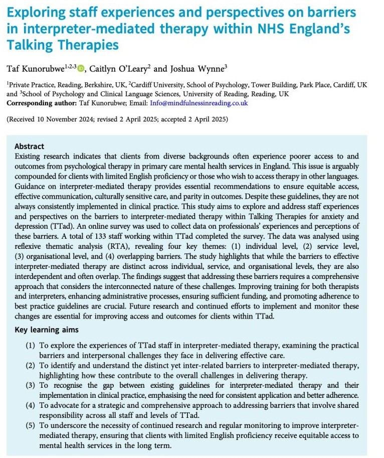 A photo of the title, abstract, and author of the paper.