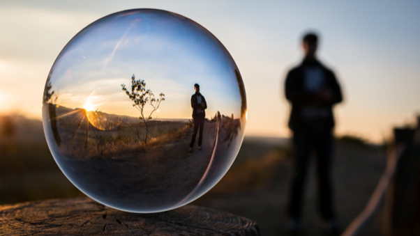Suggested image below but if not possible other ideas for a suitable pic can be anything along the lines of -: a mirror with a slightly fragmented or blurred reflection