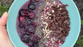 Recipes for Success: Chocolate, peanut butter and blueberry porridge