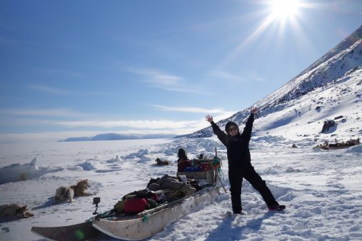 Kim Insuk in Qaanaaq, 2017 © Insuk