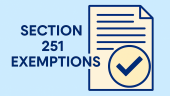 What is a section 251 exemption?
