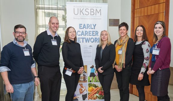 The organising committee: Dr Mark Kelson, Nigel Kirby, Dr Rachel McNamara, Lianna Angel, Liz Randell, Dr Eleri Owen-Jones,  Dr Lauren Copeland (from left).