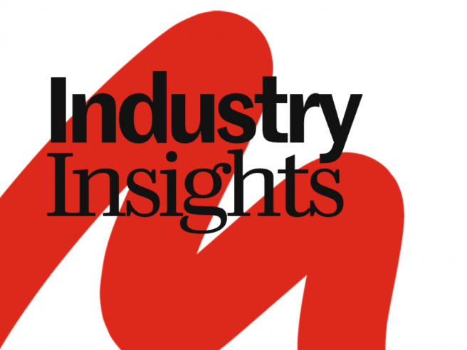 A white background with a big red squiggle across the page. The words 