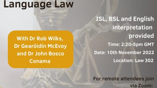 Language and Law Seminar