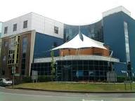 A photo of the Children's Hospital in UHW Cardiff