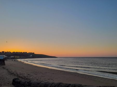 Sunrise over Barry Island