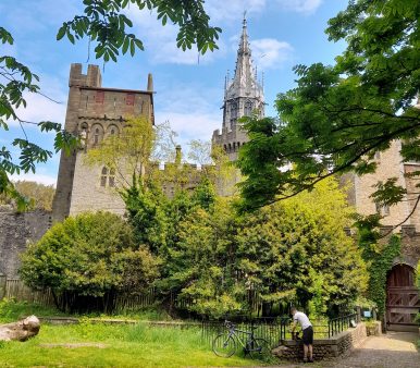 A view of Cardiff Castle from Bute Park on my first visit