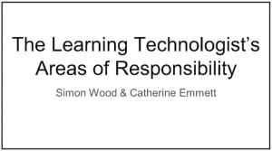 Image of title slide for LT areas of responsibility video