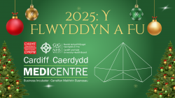 Y Flwyddyn a Fu: 2025 ym Medicentre Caerdydd