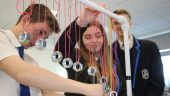 Students taking part in the Physics Mentoring Project