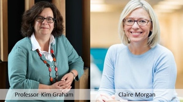 Kim Graham and Claire Morgan